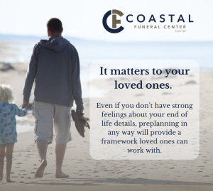Man walking on beach with daughter